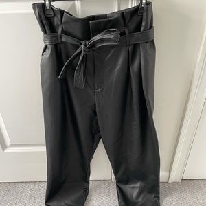 DKNY Leather Pants
